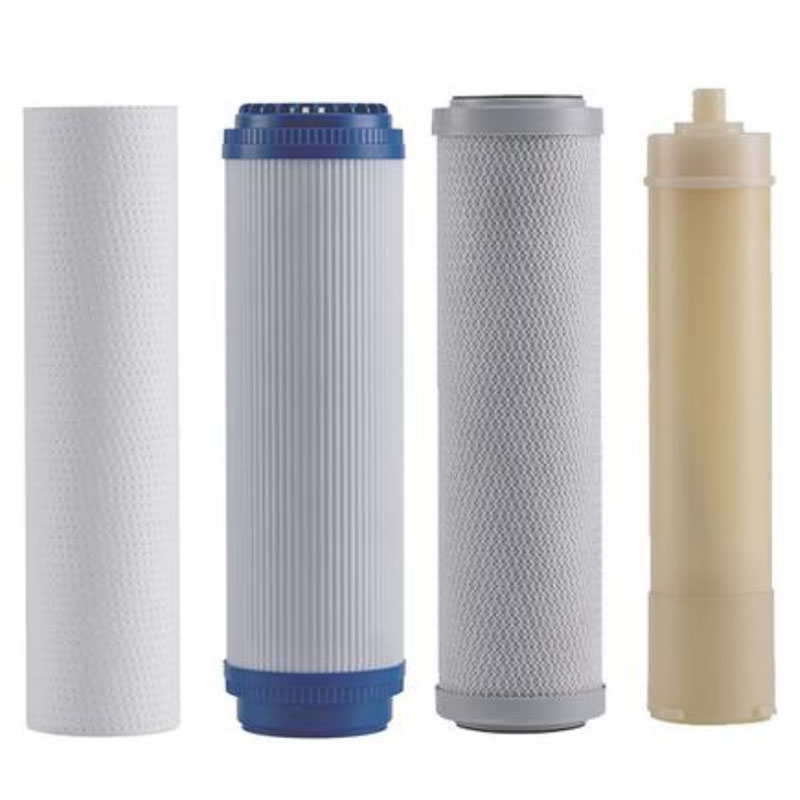 Bottiglia filtrante ed elemento filtrante Pellet di plastica PP